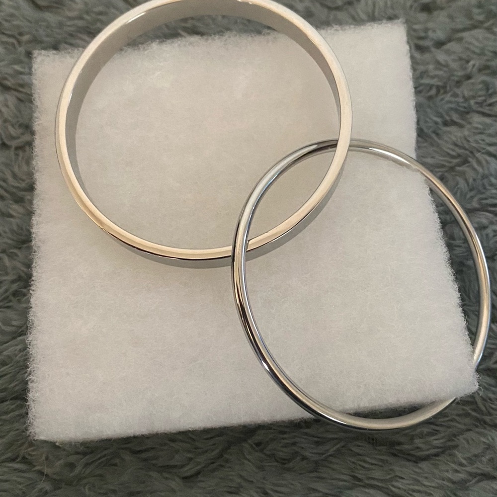 Calvin Klain Silver Bracelet Duo - Picture 2 of 4